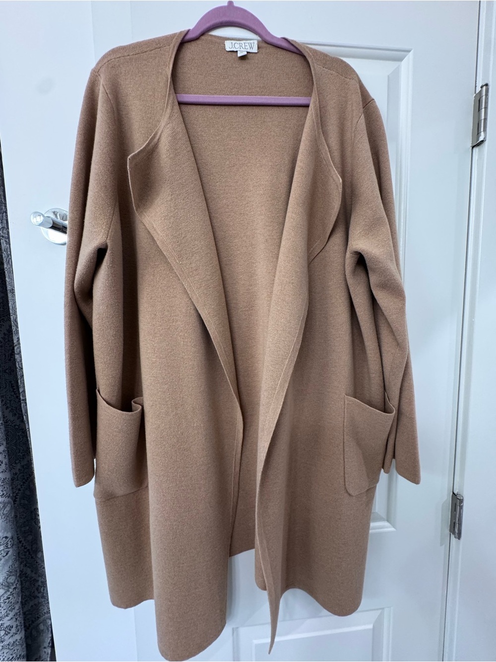 J. Crew Open-Front Pocket Cardigan Coat